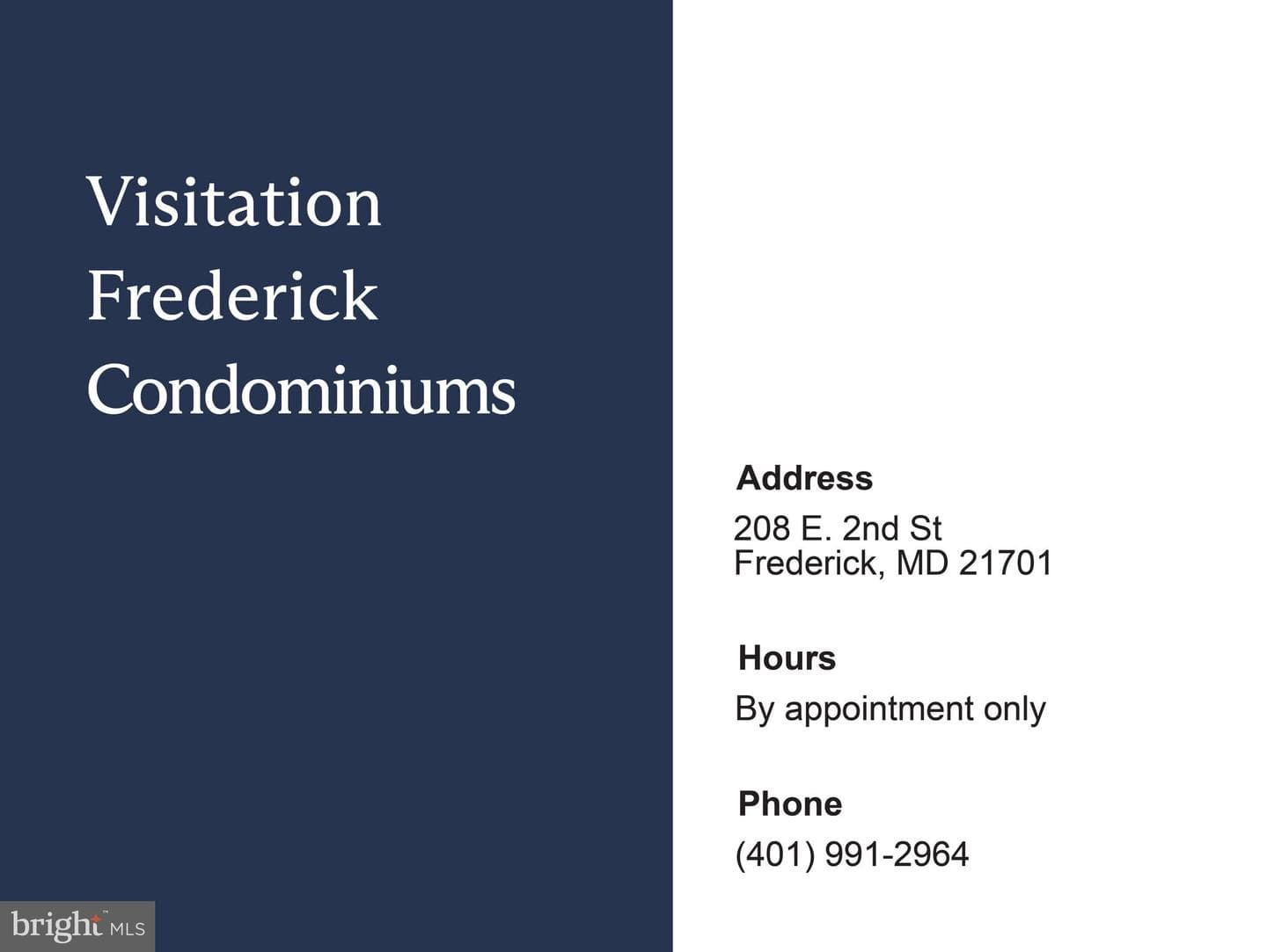 208 Second Street E #202, Frederick