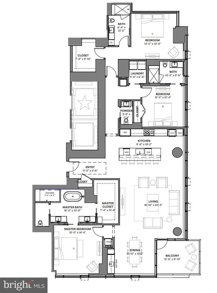 1911 Walnut Street #unit 3001, Philadelphia