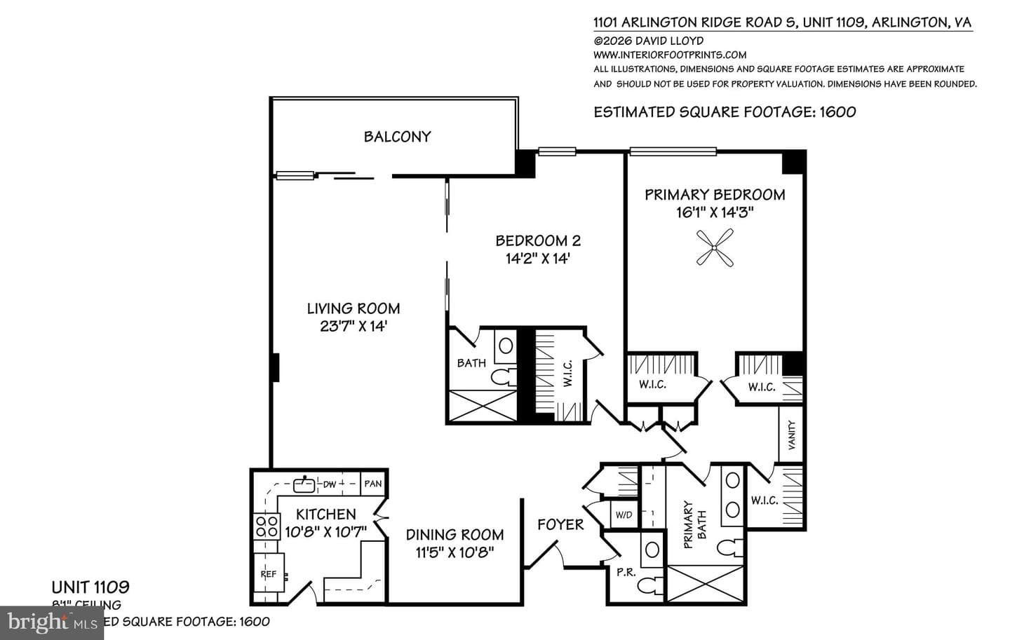 1101 S Arlington Ridge Road #1109, Arlington